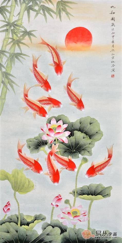 九如魚|家居風水‧風水九魚圖風水魚